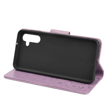 Load image into Gallery viewer, Butterfly Flower Pattern Horizontal Flip Leather Phone Case with Card Slot &amp; Holder, For Samsung Galaxy A13 5G