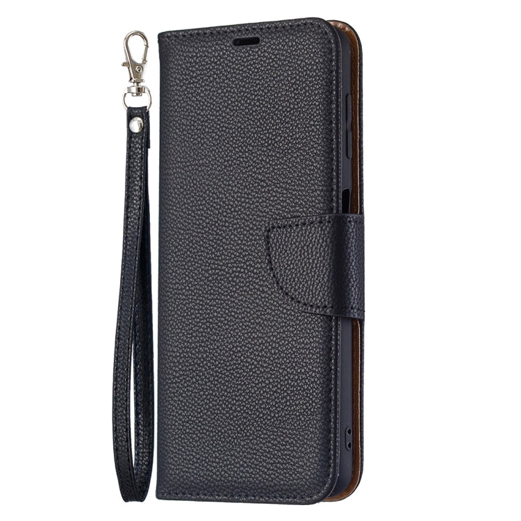 Litchi Texture Pure Color Horizontal Flip Leather Phone Case with Holder & Card Slots & Wallet & Lanyard, For Samsung Galaxy A22 4G