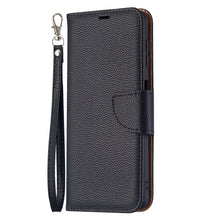 Load image into Gallery viewer, Litchi Texture Pure Color Horizontal Flip Leather Phone Case with Holder &amp; Card Slots &amp; Wallet &amp; Lanyard, For Samsung Galaxy A22 4G