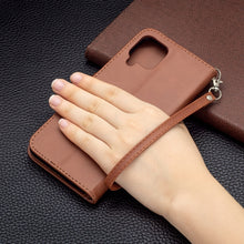 Load image into Gallery viewer, Retro Lambskin Texture Pure Color Horizontal Flip Leather Phone Case with Holder &amp; Card Slots &amp; Wallet &amp; Lanyard, For Samsung Galaxy A22 4G