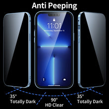 Load image into Gallery viewer, Anti-peeping Magnetic Metal Frame Double-sided Tempered Glass Phone Case, For iPhone 13 mini, For iPhone 13, For iPhone 13 Pro, For iPhone 13 Pro Max