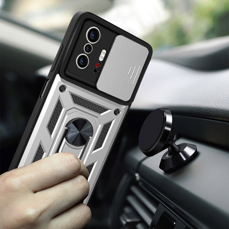Sliding Camera Cover Design TPU+PC Protective Case, For Xiaomi Mi 11T / 11T Pro