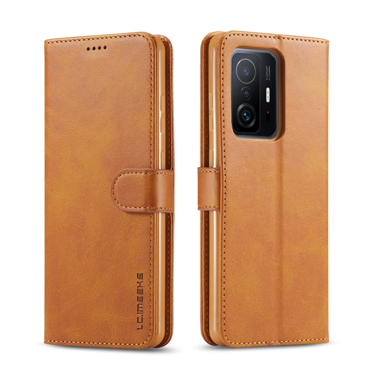 LC.IMEEKE Calf Texture Horizontal Flip Phone Leather Case with Holder & Card Slots & Wallet, For Xiaomi Redmi Note 10 Lite, For Xiaomi Mi 11T / 11T Pro