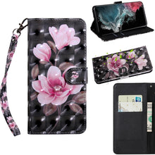 Load image into Gallery viewer, 3D Painted Pattern Horizontal Flip Leather Phone Case with Holder &amp; Lanyard, For Samaung Galaxy S22 5G, For Samaung Galaxy S22+ 5G, For Samaung Galaxy S22 Ultra 5G, For Samsung Galaxy A13 5G