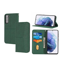 Load image into Gallery viewer, Woven Texture Stitching Magnetic Horizontal Flip PU Leather Phone Case, For Samaung Galaxy S22 5G, For Samaung Galaxy S22+ 5G