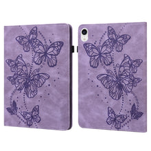 Load image into Gallery viewer, Embossed Butterfly Pattern Horizontal Flip Leather Tablet Case, For iPad mini 2024 / mini 6, For iPad Pro 11 2022 / 2021 / Air 4, For iPad 10.2 / Air 10.5 2019, For iPad mini 5 / 4 / 3 / 2 / 1, For iPad 9.7 (2018/2017) / Air 2 / Air