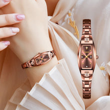 Load image into Gallery viewer, OLEVS 5501 Diamond Small Dial Tungsten Steel Bracelet Quartz Watch for Ladies