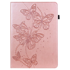Embossed Butterfly Pattern Horizontal Flip Leather Tablet Case, For Samsung Galaxy Tab A7 Lite T220/T225, For Samsung Galaxy Tab A7 10.4 (2020) T500/T505, For Samsung Galaxy Tab S8 / Galaxy Tab S7 T870/T875/T876B, For Samsung Galaxy Tab S6 Lite P610/P6...