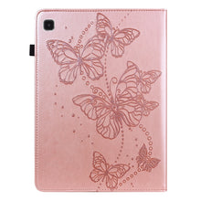 Load image into Gallery viewer, Embossed Butterfly Pattern Horizontal Flip Leather Tablet Case, For Samsung Galaxy Tab A7 Lite T220/T225, For Samsung Galaxy Tab A7 10.4 (2020) T500/T505, For Samsung Galaxy Tab S8 / Galaxy Tab S7 T870/T875/T876B, For Samsung Galaxy Tab S6 Lite P610/P6...