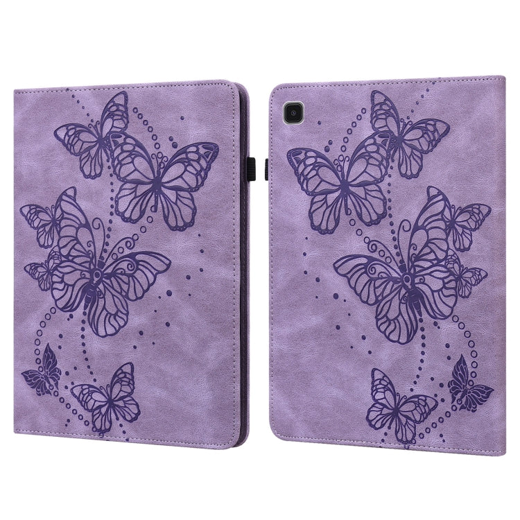 Embossed Butterfly Pattern Horizontal Flip Leather Tablet Case, For Samsung Galaxy Tab A7 Lite T220/T225, For Samsung Galaxy Tab A7 10.4 (2020) T500/T505, For Samsung Galaxy Tab S8 / Galaxy Tab S7 T870/T875/T876B, For Samsung Galaxy Tab S6 Lite P610/P6...