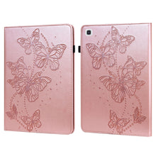 Load image into Gallery viewer, Embossed Butterfly Pattern Horizontal Flip Leather Tablet Case, For Samsung Galaxy Tab A7 Lite T220/T225, For Samsung Galaxy Tab A7 10.4 (2020) T500/T505, For Samsung Galaxy Tab S8 / Galaxy Tab S7 T870/T875/T876B, For Samsung Galaxy Tab S6 Lite P610/P6...