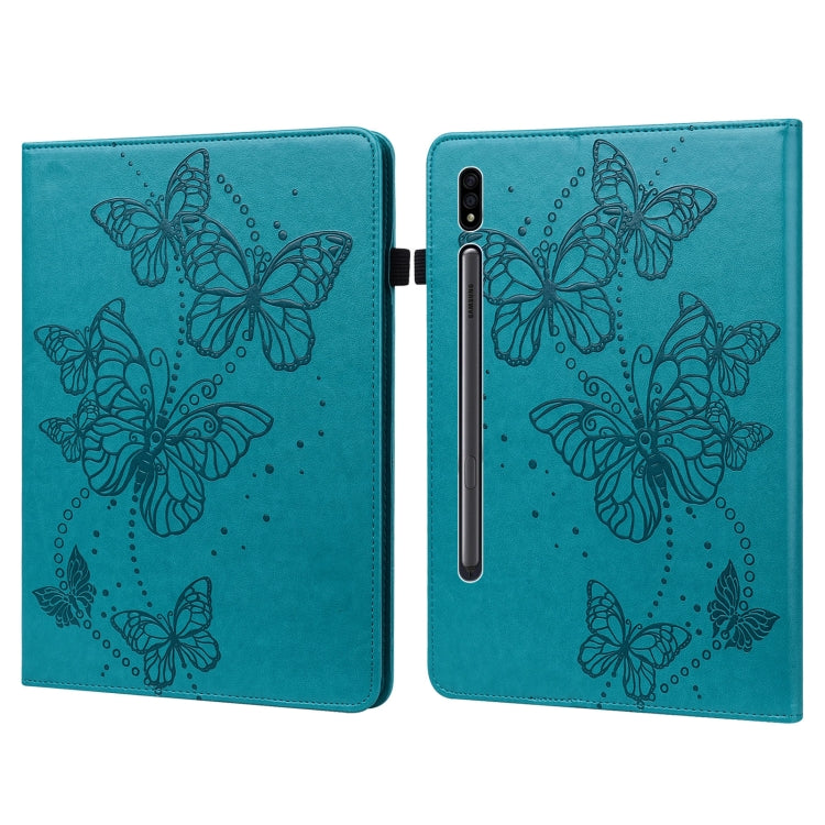 Embossed Butterfly Pattern Horizontal Flip Leather Tablet Case, For Samsung Galaxy Tab A7 Lite T220/T225, For Samsung Galaxy Tab A7 10.4 (2020) T500/T505, For Samsung Galaxy Tab S8 / Galaxy Tab S7 T870/T875/T876B, For Samsung Galaxy Tab S6 Lite P610/P6...