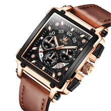 Load image into Gallery viewer, OLEVS 9919 Square Dial Chronograph Luminous Quartz Watch for Men