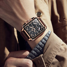 Load image into Gallery viewer, OLEVS 9919 Square Dial Chronograph Luminous Quartz Watch for Men