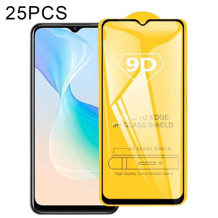 25 PCS 9D Full Glue Full Screen Tempered Glass Film, For Xiaomi Redmi 8A Pro (25 PCS), For Xiaomi Poco M3 Pro (25 PCS), For vivo Y33s / Y76s / T1x / Y76 5G (25 PCS), For vivo Y21 / Y21t / Y10 t1 / Y01 / Y21e / Y10 / Y33s 5G (25 PCS)                    ...