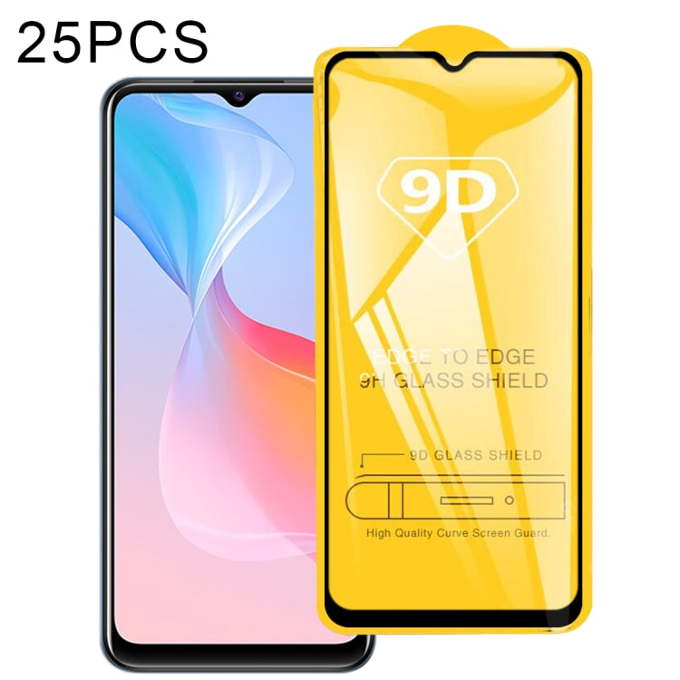 25 PCS 9D Full Glue Full Screen Tempered Glass Film, For Xiaomi Redmi 8A Pro (25 PCS), For Xiaomi Poco M3 Pro (25 PCS), For vivo Y33s / Y76s / T1x / Y76 5G (25 PCS), For vivo Y21 / Y21t / Y10 t1 / Y01 / Y21e / Y10 / Y33s 5G (25 PCS)                    ...
