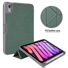 Load image into Gallery viewer, Mutural Transformers Series Horizontal Flip Tablet Leather Case with Holder &amp; Sleep / Wake-up Function, For iPad mini 6 / mini 2024
