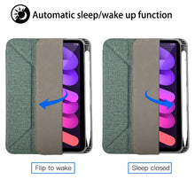 Load image into Gallery viewer, Mutural Transformers Series Horizontal Flip Tablet Leather Case with Holder &amp; Sleep / Wake-up Function, For iPad mini 6 / mini 2024
