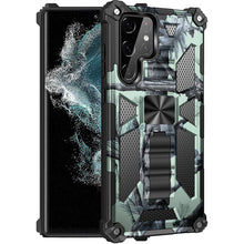 Load image into Gallery viewer, Camouflage Armor Shockproof TPU + PC Magnetic Protective Phone Case with Holder, For Samsung Galaxy S22 Ultra 5G, For Motorola Edge (2021)