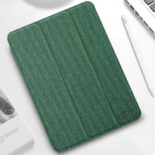 Load image into Gallery viewer, Mutural YASHI Series Cloth Pattern Texture Horizontal Flip Tablet Leather Case, For iPad mini 6 / mini 2024, For iPad mini 6