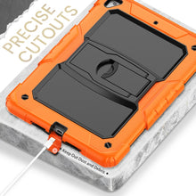 Load image into Gallery viewer, Shockproof Colorful Silicone + Black PC Tablet Protective Case with Holder &amp; Shoulder Strap, For iPad 9.7 2018 / 2017, For Samsung Galaxy Tab A7 2020 T500