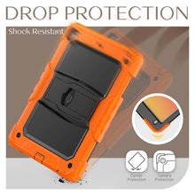 Load image into Gallery viewer, Shockproof Colorful Silicone + Black PC Tablet Protective Case with Holder &amp; Shoulder Strap, For iPad 9.7 2018 / 2017, For Samsung Galaxy Tab A7 2020 T500