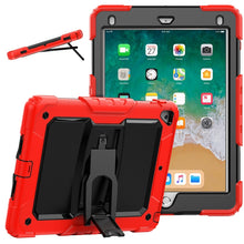 Load image into Gallery viewer, Shockproof Colorful Silicone + Black PC Tablet Protective Case with Holder &amp; Shoulder Strap, For iPad 9.7 2018 / 2017, For Samsung Galaxy Tab A7 2020 T500