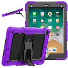 Load image into Gallery viewer, Shockproof Colorful Silicone + Black PC Tablet Protective Case with Holder &amp; Shoulder Strap, For iPad 9.7 2018 / 2017, For Samsung Galaxy Tab A7 2020 T500