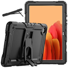 Load image into Gallery viewer, Shockproof Colorful Silicone + Black PC Tablet Protective Case with Holder &amp; Shoulder Strap, For iPad 9.7 2018 / 2017, For Samsung Galaxy Tab A7 2020 T500