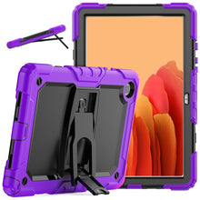 Load image into Gallery viewer, Shockproof Colorful Silicone + Black PC Tablet Protective Case with Holder &amp; Shoulder Strap, For iPad 9.7 2018 / 2017, For Samsung Galaxy Tab A7 2020 T500