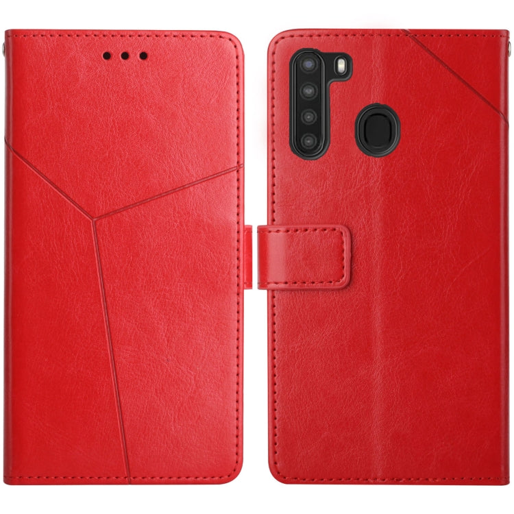 Y Stitching Horizontal Flip Leather Case with Holder & Card Slots & Wallet & Photo Frame, For Samsung Galaxy A20s, For Samsung Galaxy A21, For Samsung Galaxy A21s EU Version, For Samsung Galaxy A22 4G, For Samsung Galaxy A22 5G, For Samsung Galaxy A32 ...