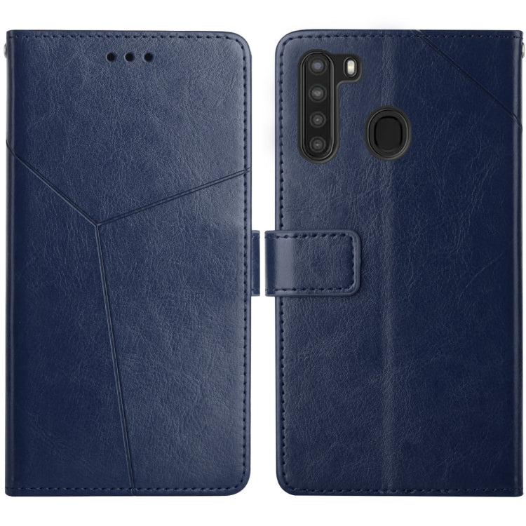 Y Stitching Horizontal Flip Leather Case with Holder & Card Slots & Wallet & Photo Frame, For Samsung Galaxy A20s, For Samsung Galaxy A21, For Samsung Galaxy A21s EU Version, For Samsung Galaxy A22 4G, For Samsung Galaxy A22 5G, For Samsung Galaxy A32 ...