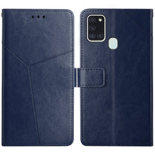 Load image into Gallery viewer, Y Stitching Horizontal Flip Leather Case with Holder &amp; Card Slots &amp; Wallet &amp; Photo Frame, For Samsung Galaxy A20s, For Samsung Galaxy A21, For Samsung Galaxy A21s EU Version, For Samsung Galaxy A22 4G, For Samsung Galaxy A22 5G, For Samsung Galaxy A32 ...