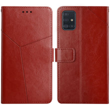 Load image into Gallery viewer, Y Stitching Horizontal Flip Leather Case with Holder &amp; Card Slots &amp; Wallet &amp; Photo Frame, For Samsung Galaxy A42, For Samsung Galaxy A50, For Samsung Galaxy A51 5G, For Samsung Galaxy A51 / M40s, For Samsung Galaxy A70, For Samsung Galaxy A70e         ...