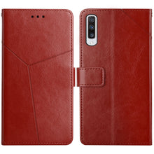 Load image into Gallery viewer, Y Stitching Horizontal Flip Leather Case with Holder &amp; Card Slots &amp; Wallet &amp; Photo Frame, For Samsung Galaxy A42, For Samsung Galaxy A50, For Samsung Galaxy A51 5G, For Samsung Galaxy A51 / M40s, For Samsung Galaxy A70, For Samsung Galaxy A70e         ...
