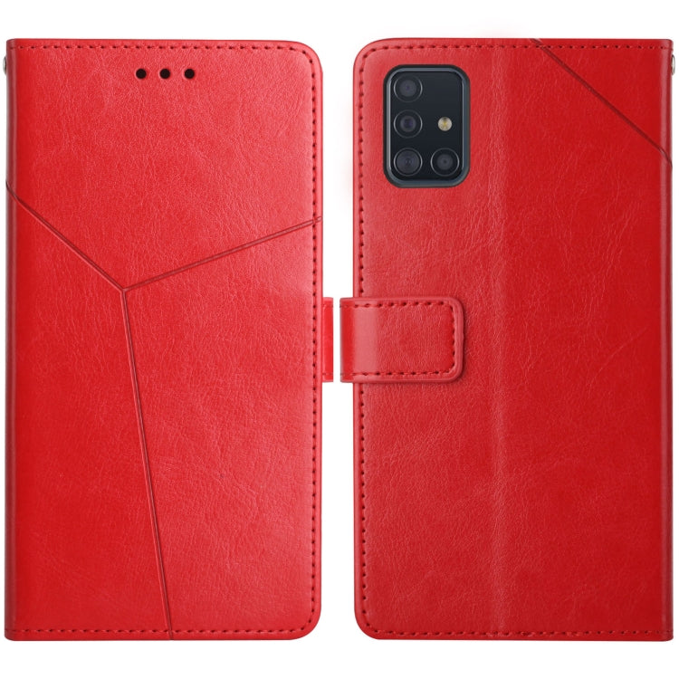 Y Stitching Horizontal Flip Leather Case with Holder & Card Slots & Wallet & Photo Frame, For Samsung Galaxy A42, For Samsung Galaxy A50, For Samsung Galaxy A51 5G, For Samsung Galaxy A51 / M40s, For Samsung Galaxy A70, For Samsung Galaxy A70e         ...