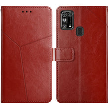 Load image into Gallery viewer, Y Stitching Horizontal Flip Leather Case with Holder &amp; Card Slots &amp; Wallet &amp; Photo Frame, For Samsung Galaxy A82 5G, For Samsung Galaxy A91, For Samsung Galaxy F52, For Samsung Galaxy M10 / A10, For Samsung Galaxy M12 / F12, For Samsung Galaxy M21 / M3...