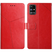 Load image into Gallery viewer, Y Stitching Horizontal Flip Leather Case with Holder &amp; Card Slots &amp; Wallet &amp; Photo Frame, For Samsung Galaxy M31s