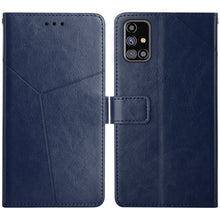 Load image into Gallery viewer, Y Stitching Horizontal Flip Leather Case with Holder &amp; Card Slots &amp; Wallet &amp; Photo Frame, For Samsung Galaxy M31s