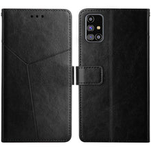 Load image into Gallery viewer, Y Stitching Horizontal Flip Leather Case with Holder &amp; Card Slots &amp; Wallet &amp; Photo Frame, For Samsung Galaxy M31s