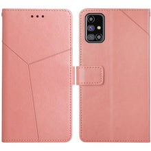 Load image into Gallery viewer, Y Stitching Horizontal Flip Leather Case with Holder &amp; Card Slots &amp; Wallet &amp; Photo Frame, For Samsung Galaxy M31s