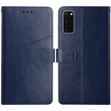 Load image into Gallery viewer, Y Stitching Horizontal Flip Leather Case with Holder &amp; Card Slots &amp; Wallet &amp; Photo Frame, For Samsung Galaxy S20, For Samsung Galaxy S20+, For Samsung Galaxy S20 Ultra, For Samsung Galaxy S20 FE, For Samsung Galaxy S21 5G, For Samsung Galaxy S21 FE 5G ...