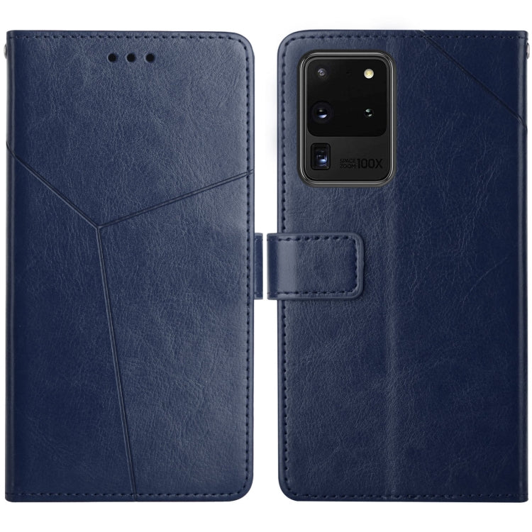 Y Stitching Horizontal Flip Leather Case with Holder & Card Slots & Wallet & Photo Frame, For Samsung Galaxy S20, For Samsung Galaxy S20+, For Samsung Galaxy S20 Ultra, For Samsung Galaxy S20 FE, For Samsung Galaxy S21 5G, For Samsung Galaxy S21 FE 5G ...