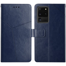 Load image into Gallery viewer, Y Stitching Horizontal Flip Leather Case with Holder &amp; Card Slots &amp; Wallet &amp; Photo Frame, For Samsung Galaxy S20, For Samsung Galaxy S20+, For Samsung Galaxy S20 Ultra, For Samsung Galaxy S20 FE, For Samsung Galaxy S21 5G, For Samsung Galaxy S21 FE 5G ...