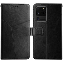 Load image into Gallery viewer, Y Stitching Horizontal Flip Leather Case with Holder &amp; Card Slots &amp; Wallet &amp; Photo Frame, For Samsung Galaxy S20, For Samsung Galaxy S20+, For Samsung Galaxy S20 Ultra, For Samsung Galaxy S20 FE, For Samsung Galaxy S21 5G, For Samsung Galaxy S21 FE 5G ...