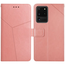 Load image into Gallery viewer, Y Stitching Horizontal Flip Leather Case with Holder &amp; Card Slots &amp; Wallet &amp; Photo Frame, For Samsung Galaxy S20, For Samsung Galaxy S20+, For Samsung Galaxy S20 Ultra, For Samsung Galaxy S20 FE, For Samsung Galaxy S21 5G, For Samsung Galaxy S21 FE 5G ...