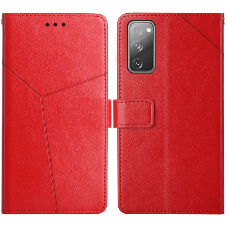 Y Stitching Horizontal Flip Leather Case with Holder & Card Slots & Wallet & Photo Frame, For Samsung Galaxy S20, For Samsung Galaxy S20+, For Samsung Galaxy S20 Ultra, For Samsung Galaxy S20 FE, For Samsung Galaxy S21 5G, For Samsung Galaxy S21 FE 5G ...