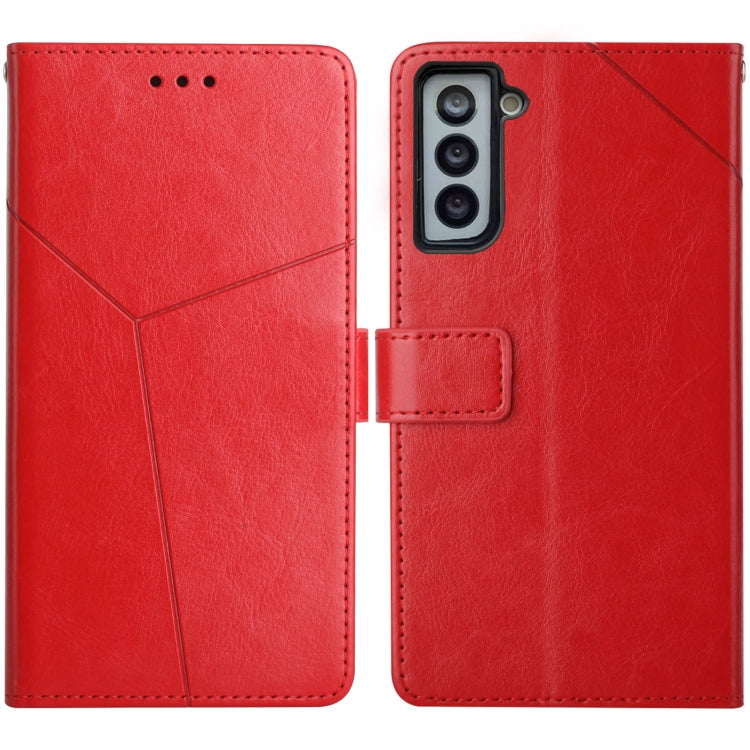 Y Stitching Horizontal Flip Leather Case with Holder & Card Slots & Wallet & Photo Frame, For Samsung Galaxy S20, For Samsung Galaxy S20+, For Samsung Galaxy S20 Ultra, For Samsung Galaxy S20 FE, For Samsung Galaxy S21 5G, For Samsung Galaxy S21 FE 5G ...