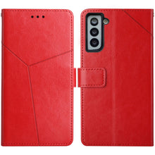 Load image into Gallery viewer, Y Stitching Horizontal Flip Leather Case with Holder &amp; Card Slots &amp; Wallet &amp; Photo Frame, For Samsung Galaxy S20, For Samsung Galaxy S20+, For Samsung Galaxy S20 Ultra, For Samsung Galaxy S20 FE, For Samsung Galaxy S21 5G, For Samsung Galaxy S21 FE 5G ...