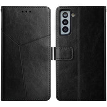 Load image into Gallery viewer, Y Stitching Horizontal Flip Leather Case with Holder &amp; Card Slots &amp; Wallet &amp; Photo Frame, For Samsung Galaxy S20, For Samsung Galaxy S20+, For Samsung Galaxy S20 Ultra, For Samsung Galaxy S20 FE, For Samsung Galaxy S21 5G, For Samsung Galaxy S21 FE 5G ...